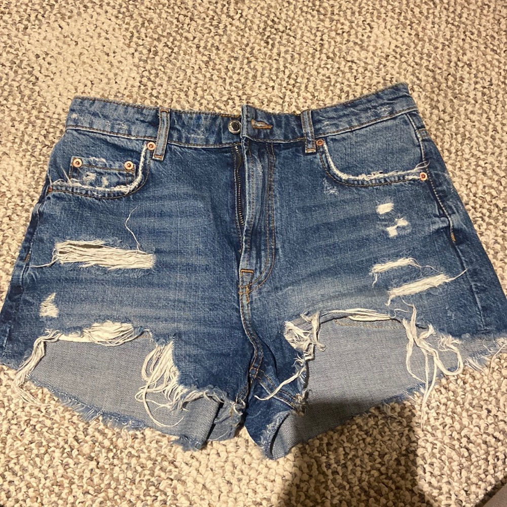 Zara Dark Wash Shorts